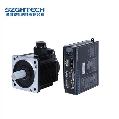 GH-08075DC is 750W servo motor with 80 flange, rated torque is 2.4NM, rated speed is 2000RPM. compared to 09075DC , same rated power with higher rated torque.