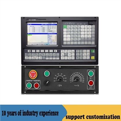 GH1000MC-4 is 4 axis milling CNC controller<br />
1)Threading Cycle: Following Mode/Interpolate Mode <br />
2)Support Dual analog voltage(0~10V) & C-axis for Spindle servo(M800)<br />
3)Support Stepper/Increment/Absolute/EtherCAT/Powerlink Servo for Feeding Axes<br />